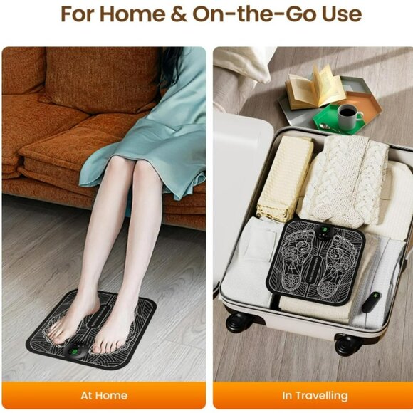 EMS Foot Massager Pad - Portable Massager Pad for Circulation and Pain Relief - Picture 6 of 8